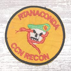 DSN05 スカル 蛇 ドクロ ベトナム 戦争 ワッペン ヘビ スネーク SNAKE 動物 RT ANACONDA CCN RECON ベレー ミリタリー リメイク アメカジ 軍物 黄