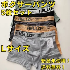 ボクサーパンツ 5枚セット Lサイズ メンズ 紳士 インナー 肌着 ローライズ 新品 まとめ売り 下着 スポーツ ファッション ブリーフ 大量 激安