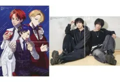 【中古】ポスター 両面A3ピンナップ(二つ折) 集合 「バーチャルYouTuber ホロスターズ/あんさんぶるスターズ! THE STAGE -Party Live-」 アニメディア 2024年2月号 綴じ込み付録