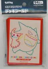 【中古】サプライ ポケモンカードゲーム デッキシールド(スリーブ) ゲンガー＆ミミッキュ TAG TEAM GX ポケモンカードジム限定