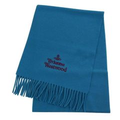 2024AW Vivienne Westwood マフラー 24-81030007-W00Q7-L404-TURQUOISE