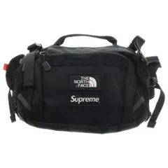 SUPREME (シュプリーム) 18AW×THE NORTH FACE ザノースフェイス Expedition Waist Bag エクスペディション ウェストバッグ ショルダーバッグ ボディバッグ ブラック NF0A3SE7