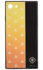 【中古】携帯ジャケット・カバー 我妻善逸 iPhone8/7対応スクエアガラスケース 「鬼滅の刃」