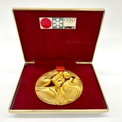 札幌冬季オリンピック 記念メダル 金 1972年 コレクション 岡本太郎デザイン 岡本太郎氏デザイン 1972年札幌冬季オリンピック記念メダル