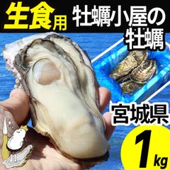 牡蠣 生食用 1kg 5～8個 殻付き 産地直送 宮城県産 三陸 カキ 牡蛎 生牡蠣 海鮮 貝 貝類  刺身 バーベキュー BBQ 産直 牡蠣2