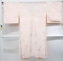 【一輝堂】リサイクル着物 長襦袢 単衣 組紐地紋 身丈125.5cm 裄丈63.5cm 25z07-3882