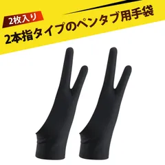 【2枚入り】手汗 手袋 製図用手袋 製図 手袋 タブレット用手袋 二指グラブ 半包型 防汚 汗防止 ペンタブ 絵描き イラスト デジタル絵画 素描 美術 スマートフォン タッチパネル 誤操作防止 左利き 右利き