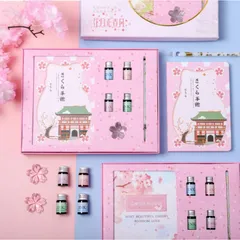 桜　ガラスペン　インク　ペン置き　ノートセット 専用箱入　ミニインク　セット　初心者向け かわいい　さくら　文房具
