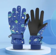 K-328 裏起毛 スキー手袋 防水 スノーボードグローブ キッズ 冬用 スノボーグローブ 撥水 女の子 スキーグローブ スキーグローブ 滑り止め 中綿 暖かい 保温 ジュニア 送料無料 男の子 スノーボード手袋 冬用 雪遊び アウトドア 登山 防寒 手袋