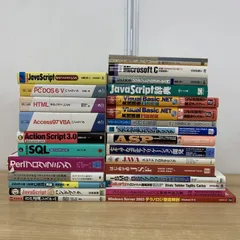■01)【同梱不可】IT・プログラミングの本まとめ売り約25冊セット/Microsoft/Visual Basic/JavaScript辞典/アプリケーション開発/B