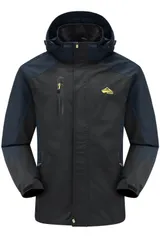 Size:M_Color:ブラック [ベンケ] 【雨風に強い】 アウトドアジャケット メンズ 登山ウェア 防水 登山服 ウインドブレーカー マウンテンジャケット 防風 撥水 [ジャケットのみ] (ブラック M)