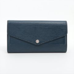 LOUIS VUITTON ルイ・ヴィトン エピ ポルトフォイユ・サラ ロングウォレット 長財布 M60585 アンディゴブルー スペイン製