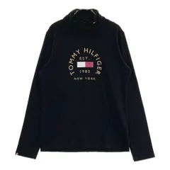 サイズ：L TOMMY HILFIGER GOLF トミー ヒルフィガーゴルフ  タートルネック 長袖Tシャツ ロゴ  ブラック系 [240101507372] ゴルフウェア レディース ストスト