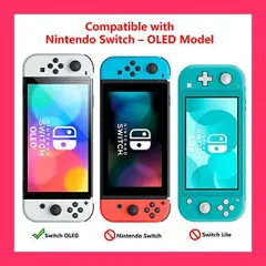★スタッフおすすめ！売れ筋★Teyomi Switch oled カバー Switch 有機ELモデル カバー 分体式設計 着脱簡単 ドック対応 全面保護 PC材質 薄型 軽量 透明 超耐衝撃 指紋防止 傷防止