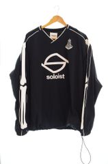 ザソロイスト TheSoloIst TAKAHIROMIYASHITA back gusset sleeve v-neck football shirt フットボールシャツ 黒 0008BSS24 46 トップスその他 ブラック 103MT-2075