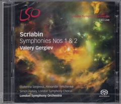 [SACD(Hybrid)/Lso]スクリャービン:交響曲第1番ホ長調Op.26&交響曲第2番ハ短調Op.29/エカテリーナ・セルゲイエワ(ms)&アレクサンドル・ティムチェンコ(t)&ワレリー・ゲルギエフ&ロンドン交響楽団 2014