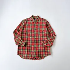 90s オールドギャップ　チェック　ネルシャツ　ボタンダウン　ポルトガル製　GAP plaid shirt T2121 C2