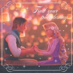 【中古】キャンバスボード・キャンバスアート 塔の上のラプンツェル キャンバスボード 「一番くじ ディズニー プリンセス Romantic Lagoon」 E賞