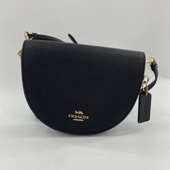美品 コーチ ショルダーバッグ クロスボディ C1432 斜め掛け ハーフ