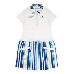 サイズ：M LECOQ GOLF ルコックゴルフ  半袖 ワンピース  ホワイト系 [240101307435] ゴルフウェア レディース ストスト