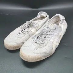 ◇ Θ Onitsuka Tiger オニツカタイガー ストリート系 ローカットスニーカーシューズ サイズ24.5 グレー系 レディース E  【1507030002558】