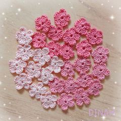 ハンドメイド素材♡花モチーフ①♡30枚セット