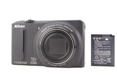 ★良品★Nikon ニコン COOLPIX S9100 ブラック コンデジ★　J7977＃12