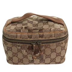 P*e様 【訳あり】GUCCI グッチ GGキャンバス バニティ ミニバッグ バ 訳あり】GUCCI グッチ GGキャンバス バニティバッグ