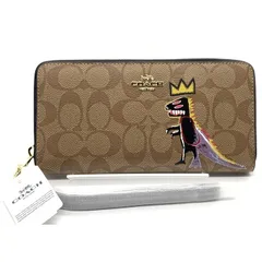 【極美品】コーチ✨️折り財布　バスキア　コラボ　PVC　レザー　シグネチャー　希少 2025年最新】coach バスキア 財布の人気アイテム - メルカリ