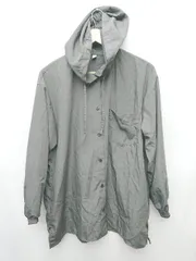 ◇ ⊂ GLOBAL WORK フード 長袖 シャツ　パーカー サイズXL グレー レディース P  【1410160013045】