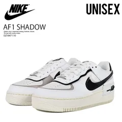 NIKE (ナイキ) W AF1 SHADOW (ウィメンズ エア フォース 1 シャドウ) ローカット スニーカー フットウェア バッシュ 普段使い カジュアル ストリート (ホワイト/ブラック/グレー) DZ1847-110 DZ1847 110