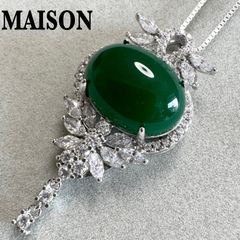N062 ネックレス 人工サファイア CZダイヤ S925 K18コート - メルカリ