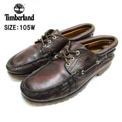 Timberland HERITAGE 3 EYE CLASSIC LUG 50009 ティンバーランド ヘリテージ 3アイ クラシック ラグ デッキシューズ バーガンディー サイズ：US 105W 古着 中古