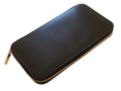 Valextraヴァレクストラ新品ラウンドジップレザー長財布137500円伊製黒 
