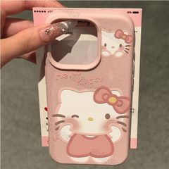 可愛い♪ iPhone15 ケース　キティちゃん 新品 ハローキティ