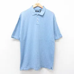 XL/古着 ドッカーズ 半袖 ブランド ポロ シャツ メンズ ワンポイントロゴ 大きいサイズ コットン 薄紺 ネイビー 25jul18 中古 トップス