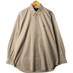 古着 ラルフローレン Ralph Lauren BLAKE 長袖 ボタンダウンシャツ メンズL相当/eaa568519