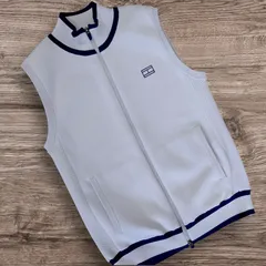 極美品 TOMMY HILFIGER GOLF モックネック ジップアップ グレー ベスト