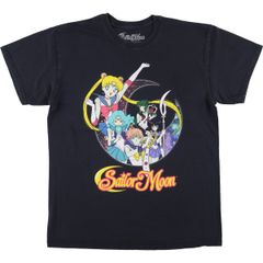 헌 옷 SAILOR MOON 미소녀 전사 세일러 문 애니메이션 캐릭터 프린트 T 셔츠 남성 M 상당 / eaa577240