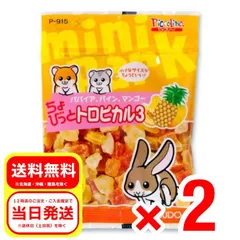 2個セット スドー ちょびっと トロピカル 30g 小動物のおやつ ピッコリーノ ウサギ ハムスター P-915のサムネイル
