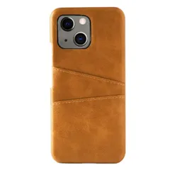 iPhone13 mini ケース アイフォン13ミニ  カード収納 レザー スマート ケース 【Color】 キャメル