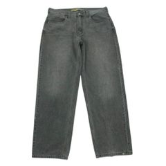 Levi's リーバイス SILVERTAB シルバータブ ルーズフィット ブラック デニム パンツ グレー系 W32 L32【中古】