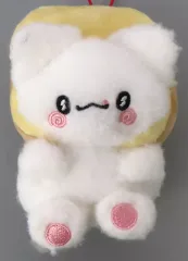 【中古】キーホルダー はなまるおばけ(B/食パン) たべものマスコット 「はなまるおばけ」