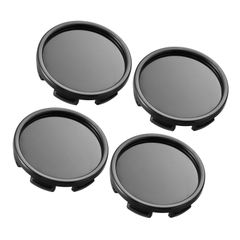 新着商品ACROPIX カータイヤホイールセンターハブキャップカバー 58mm径 6クリップ ブラック 4個のサムネイル