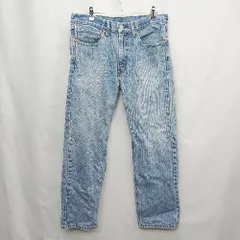 ◇ Θ リーバイス カジュアル　ベーシック　505 ストレートデニム サイズ34 ブルー系 メンズ E  【1504210003701】