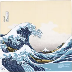 隅田川　小風呂敷　波裏に富士　約48×48cm　綿100％　日本製　新品