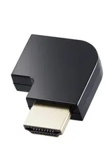 新着商品エレコム HDMI延長アダプター L字 スリムタイプ 右方向 HDMI メス - HDMI オス ブラック AD-HDAABS03BK