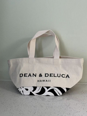 【在庫処分 特価 SALE】　DEAN＆DELUCA ディーン＆デルーカ レディース HAWAII ハイビスカス柄 トートバッグ 大人気 Sサイズ