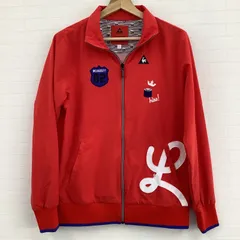 ルコック ゴルフ レディース 薄手 ジップアップブルゾン スイングトップ L　レッド