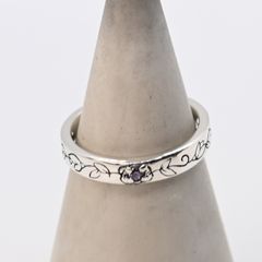 研磨済】 GUCCI × Adidas シルバー リング 8.5号 Ag925 指輪